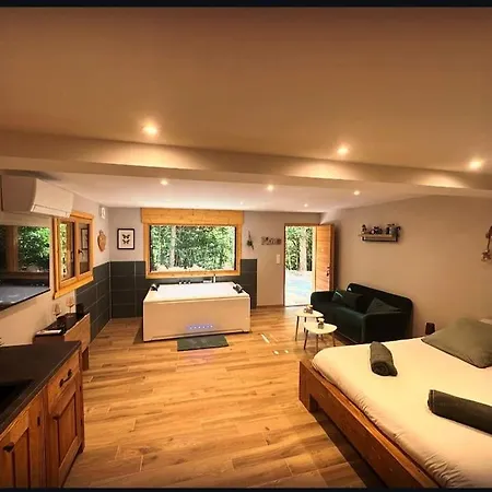 Apartment Jacuzzi En Foret